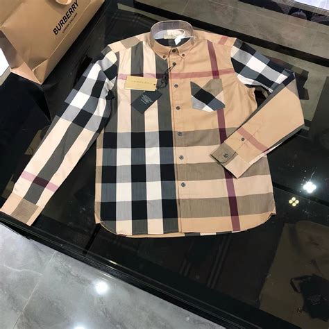 fake burberry brit shirts|burberry men's shirts outlet.